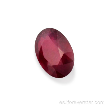 Venta al por mayor 10 * 8mm forma ovalada natural Ruby Mozambique